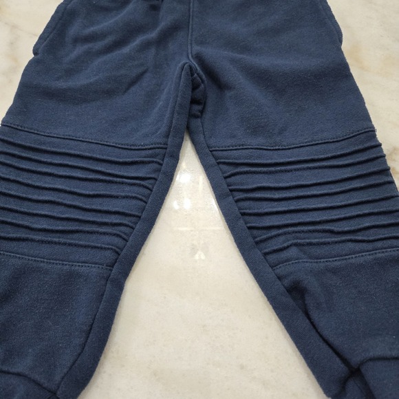 Garanimals Jogger Set 2 Piece Boys 24M Zip Up Hooded Sweater Gray Navy Blue - Picture 11 of 13